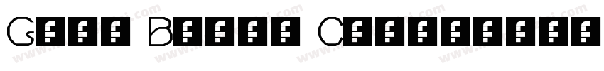 Gill Black Condensed字体转换